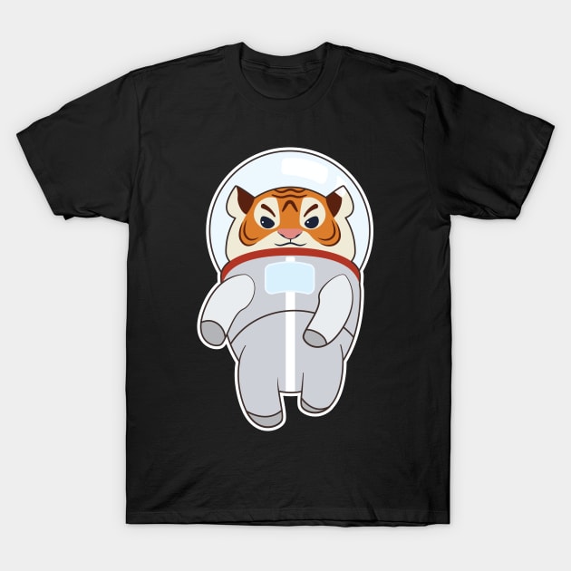 Tiger as Spaceman Costume T-Shirt by Markus Schnabel